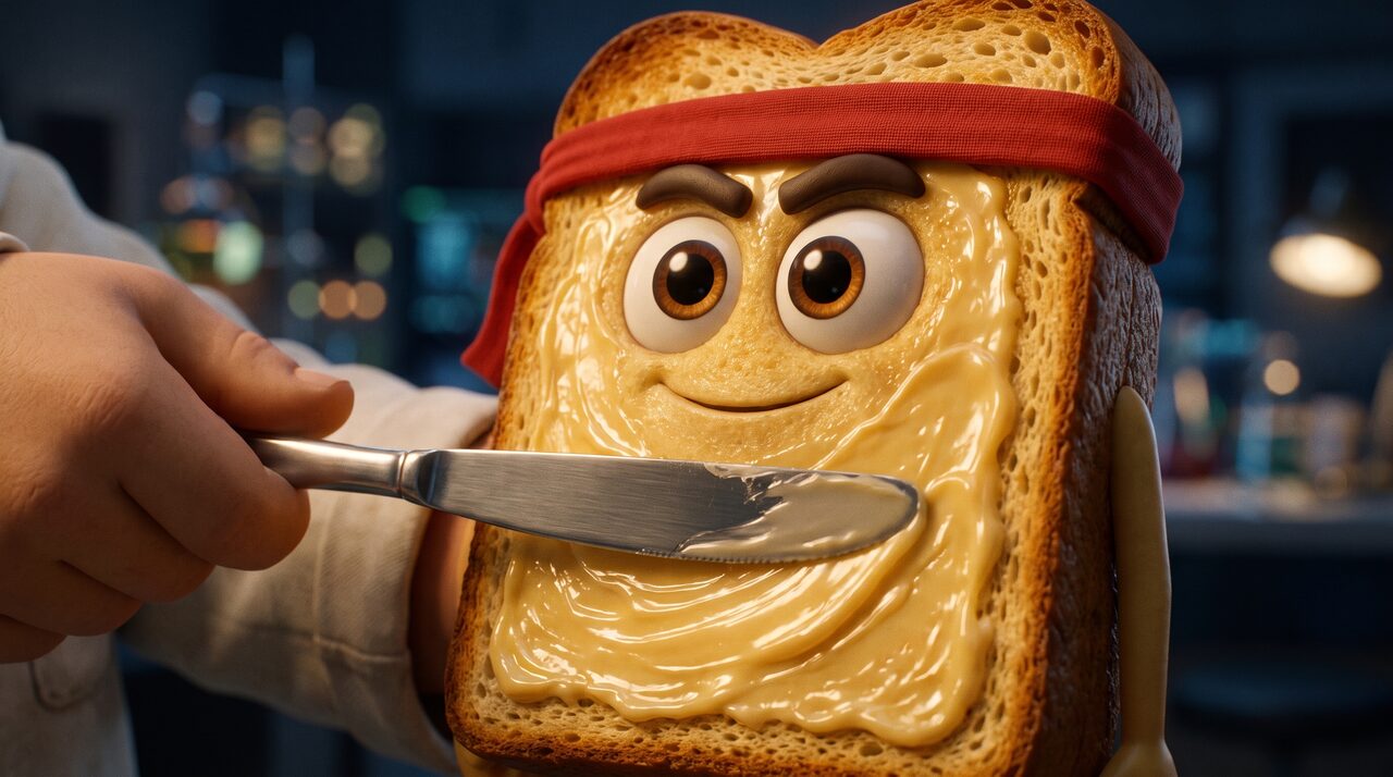 The Cat and the Toast